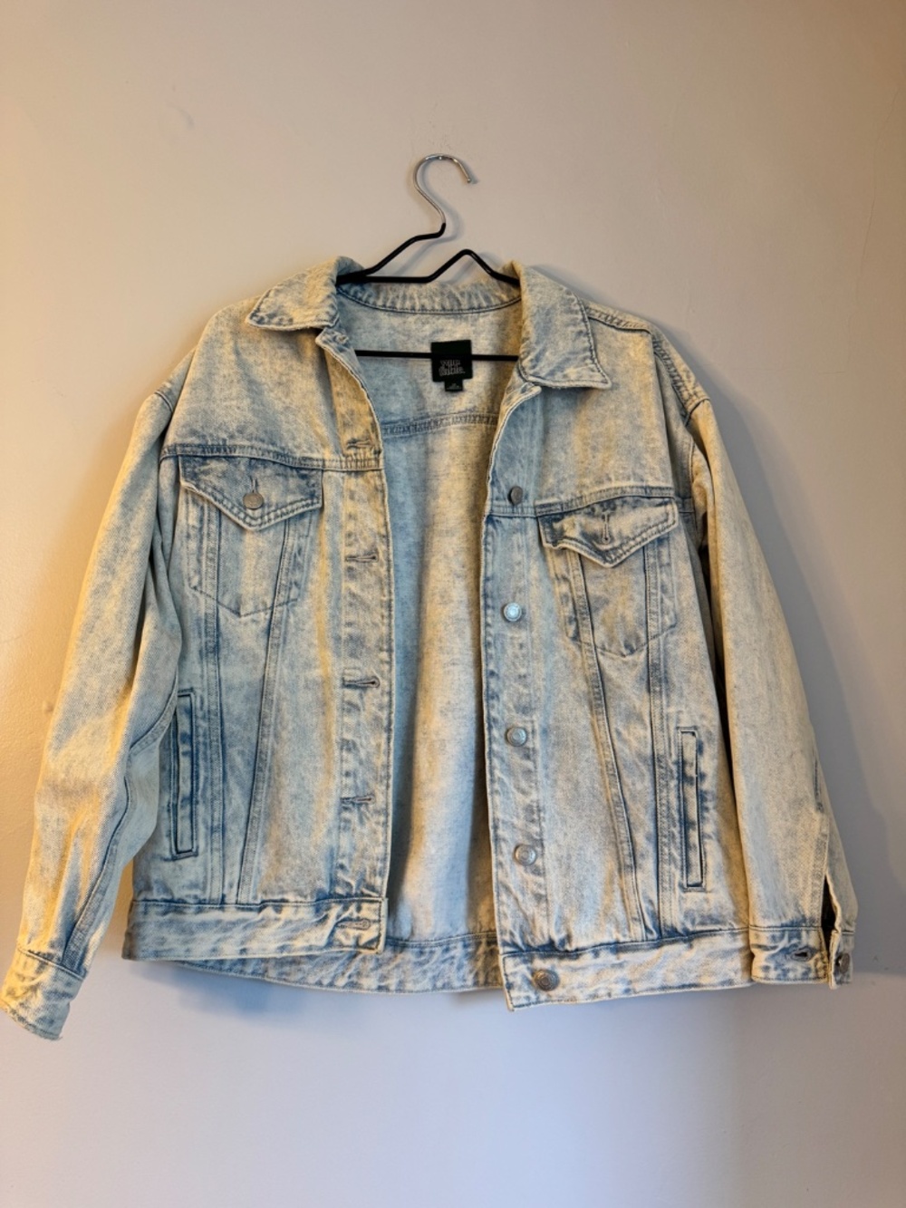 Light Washed Oversized Denim Jacket